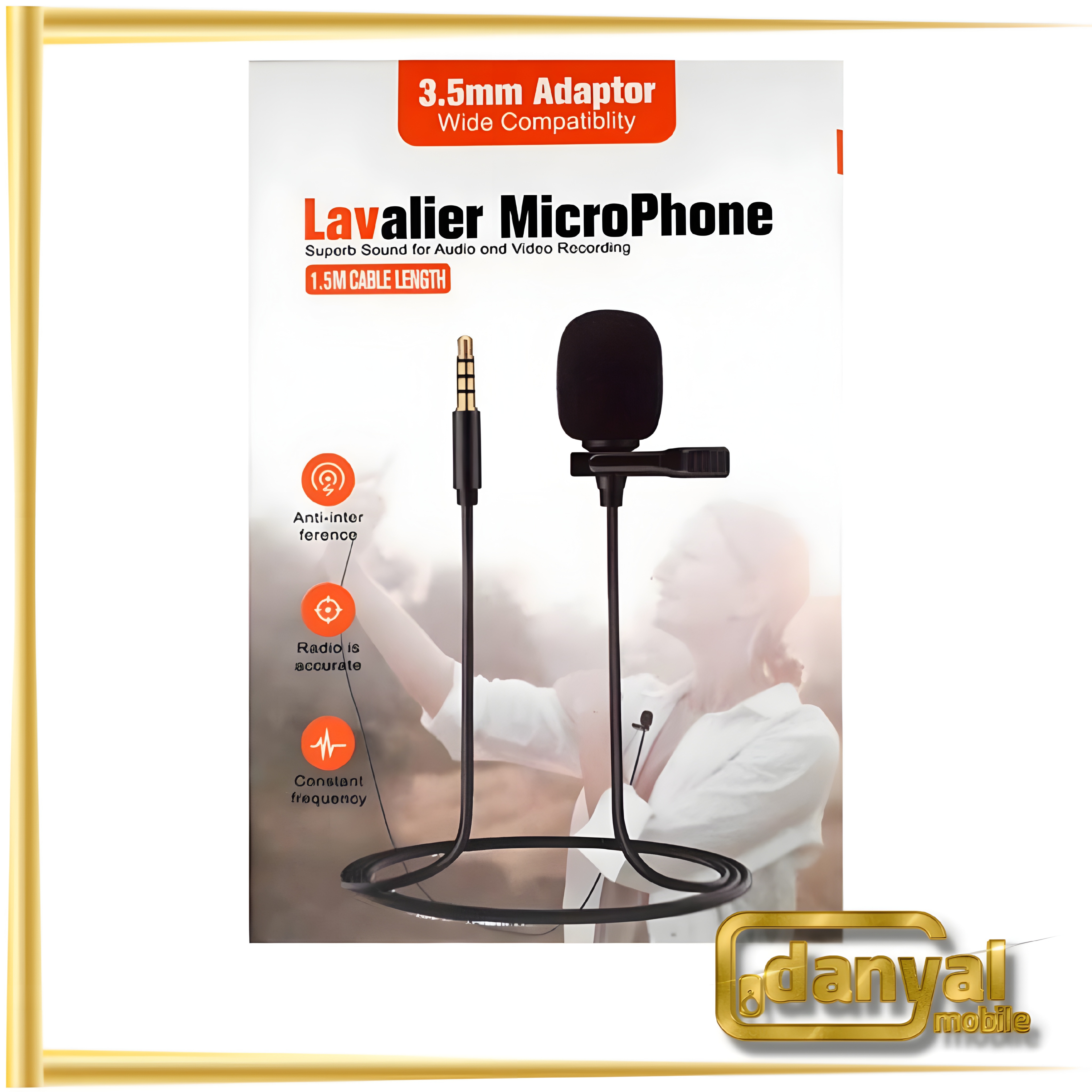 میکروفون یقه ای لاوالیر مدل HSX-M01