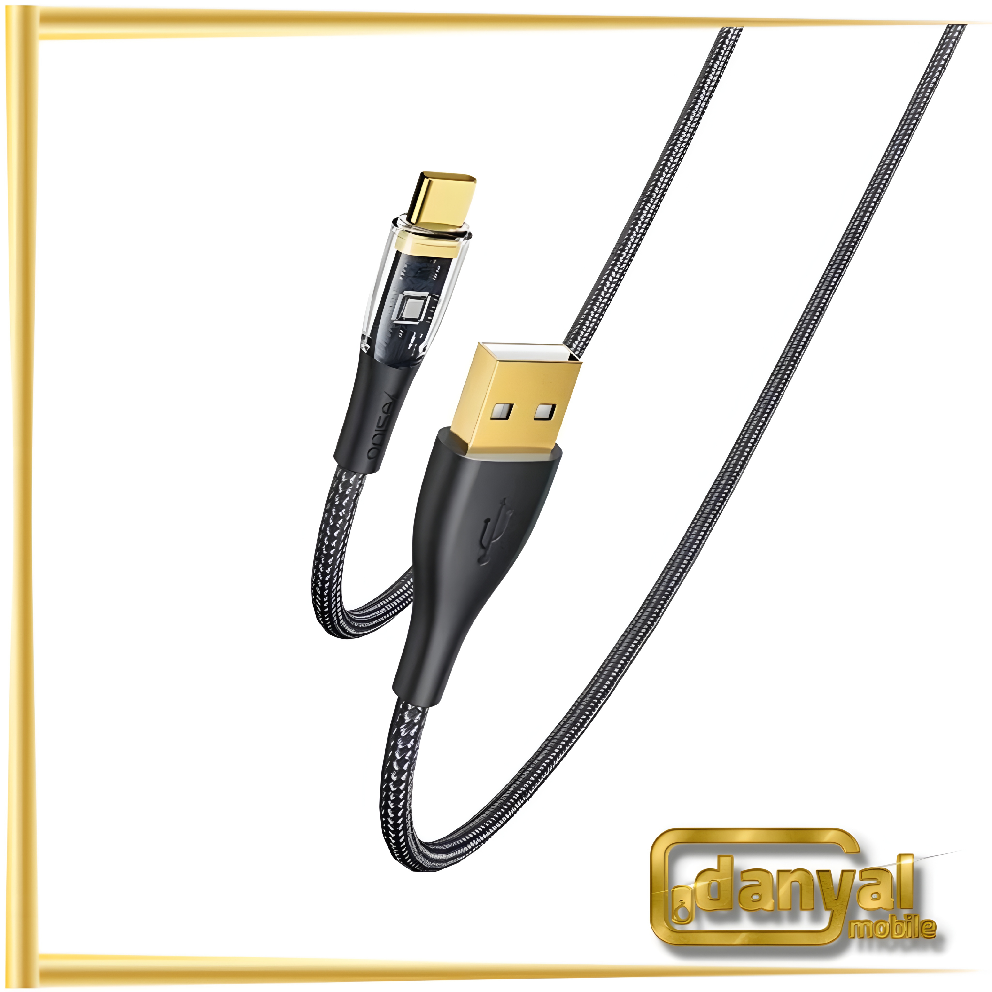 کابل USB به Type-C یسیدو YESIDO CA104 طول 1.2متر 3 آمپر