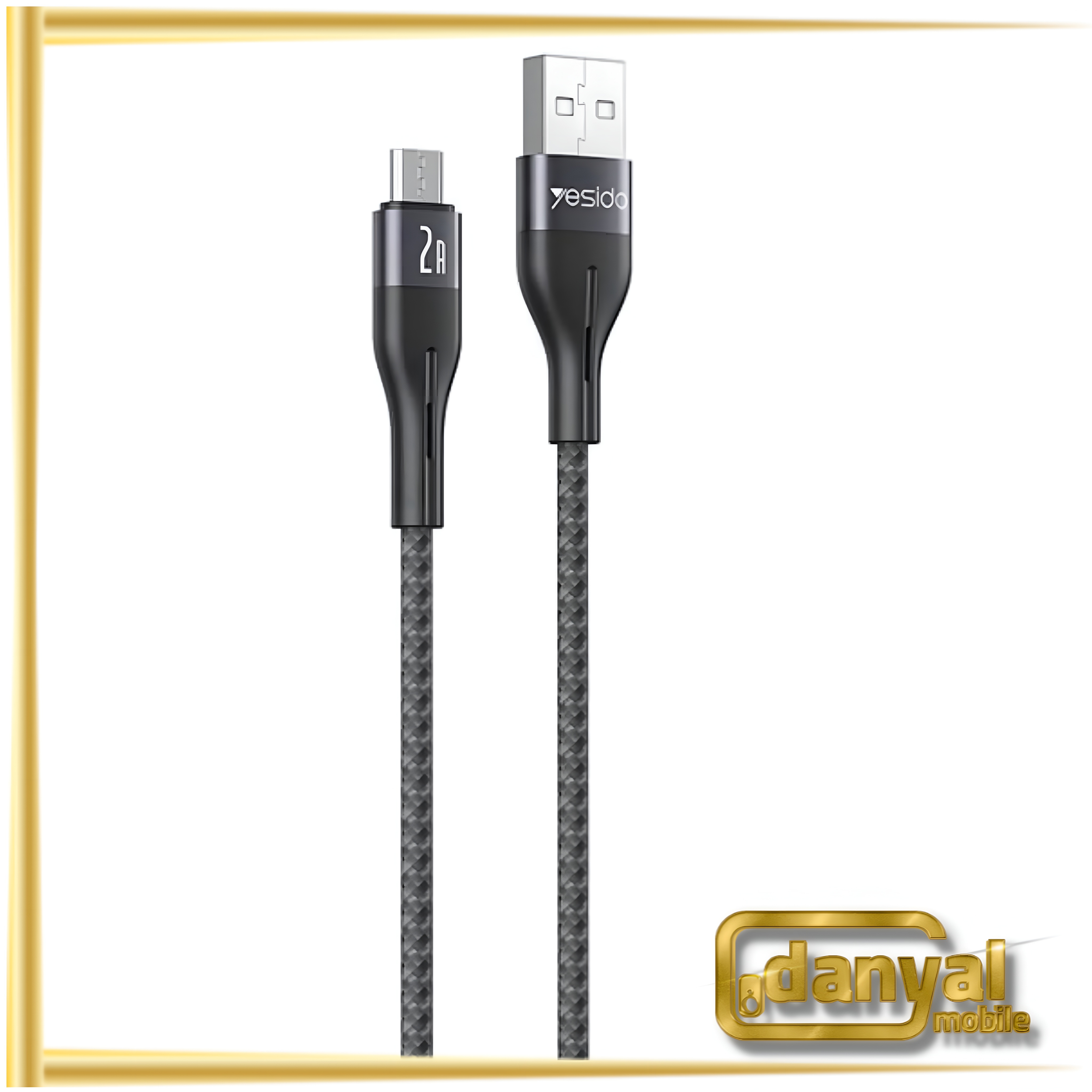 کابل تبدیل USB به MicroUSB یسیدو YESIDO CA121 طول 1 متر