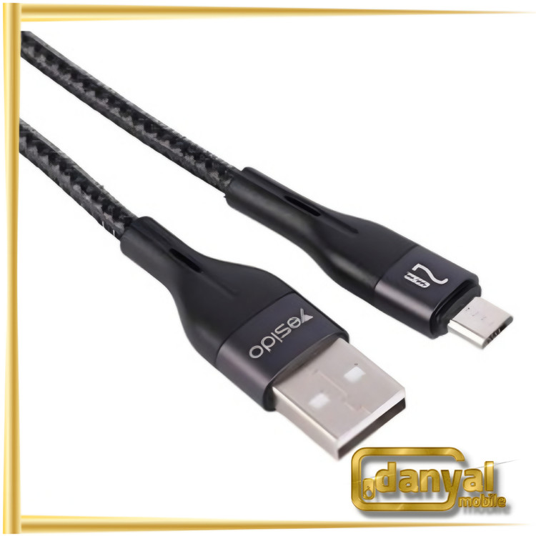 کابل تبدیل USB به MicroUSB یسیدو YESIDO CA121 طول 1 متر