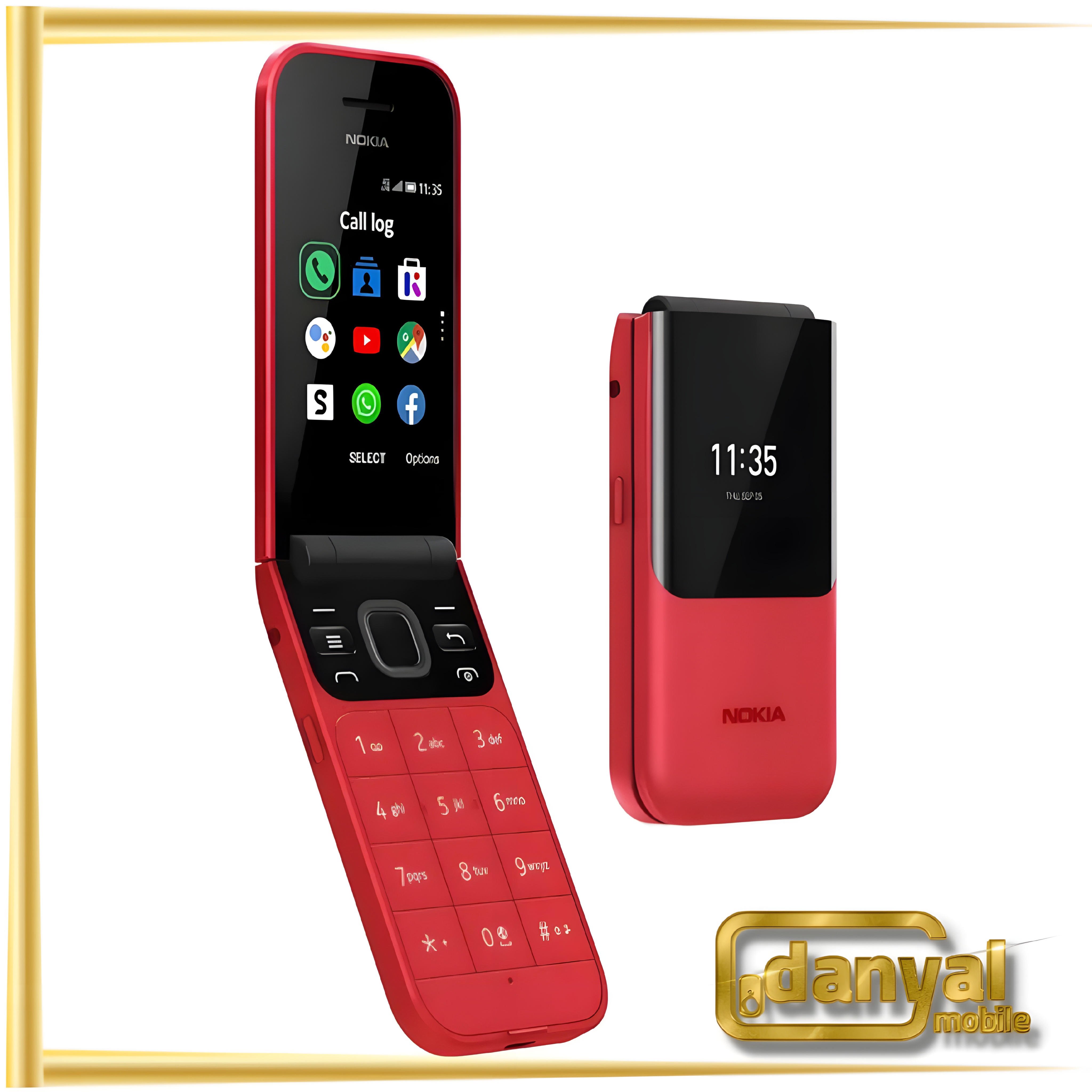 گوشی نوکیا 2720 Flip حافظه 4 گیگابایت رم 512 مگابایت