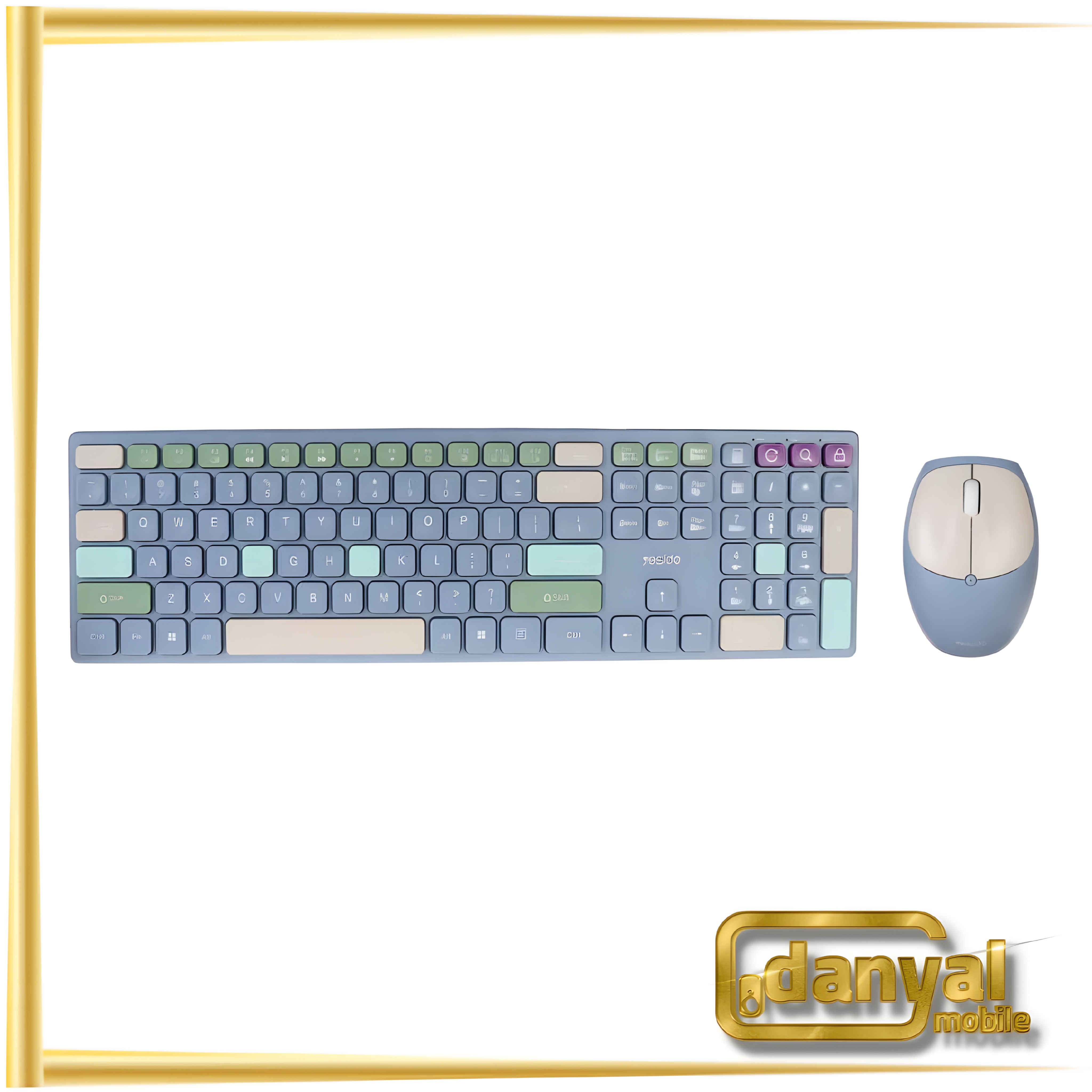 ست کیبورد و ماوس بی سیم یسیدو مدل KB19