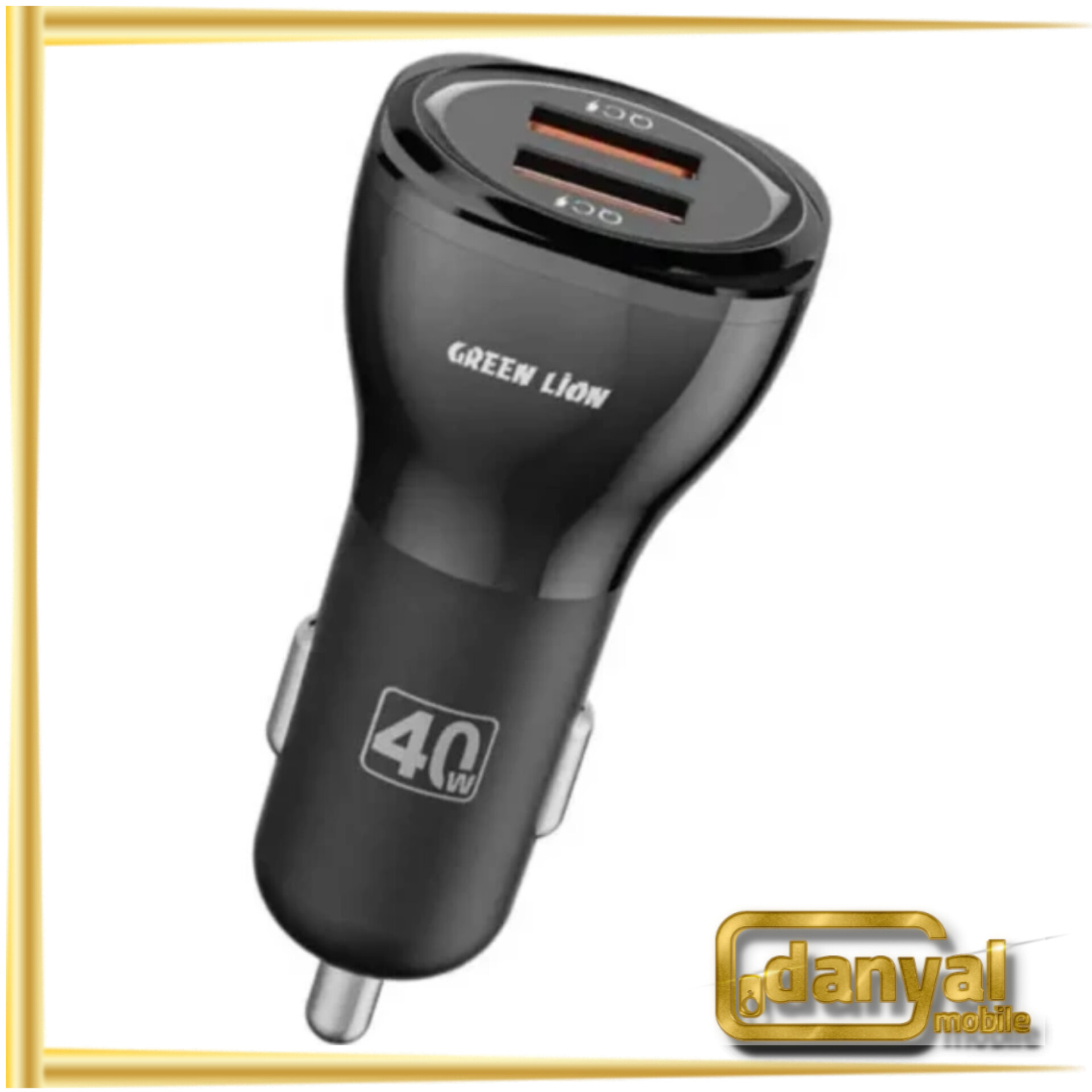 شارژر فندکی 40 وات گرین لاین مدل GL-CC9