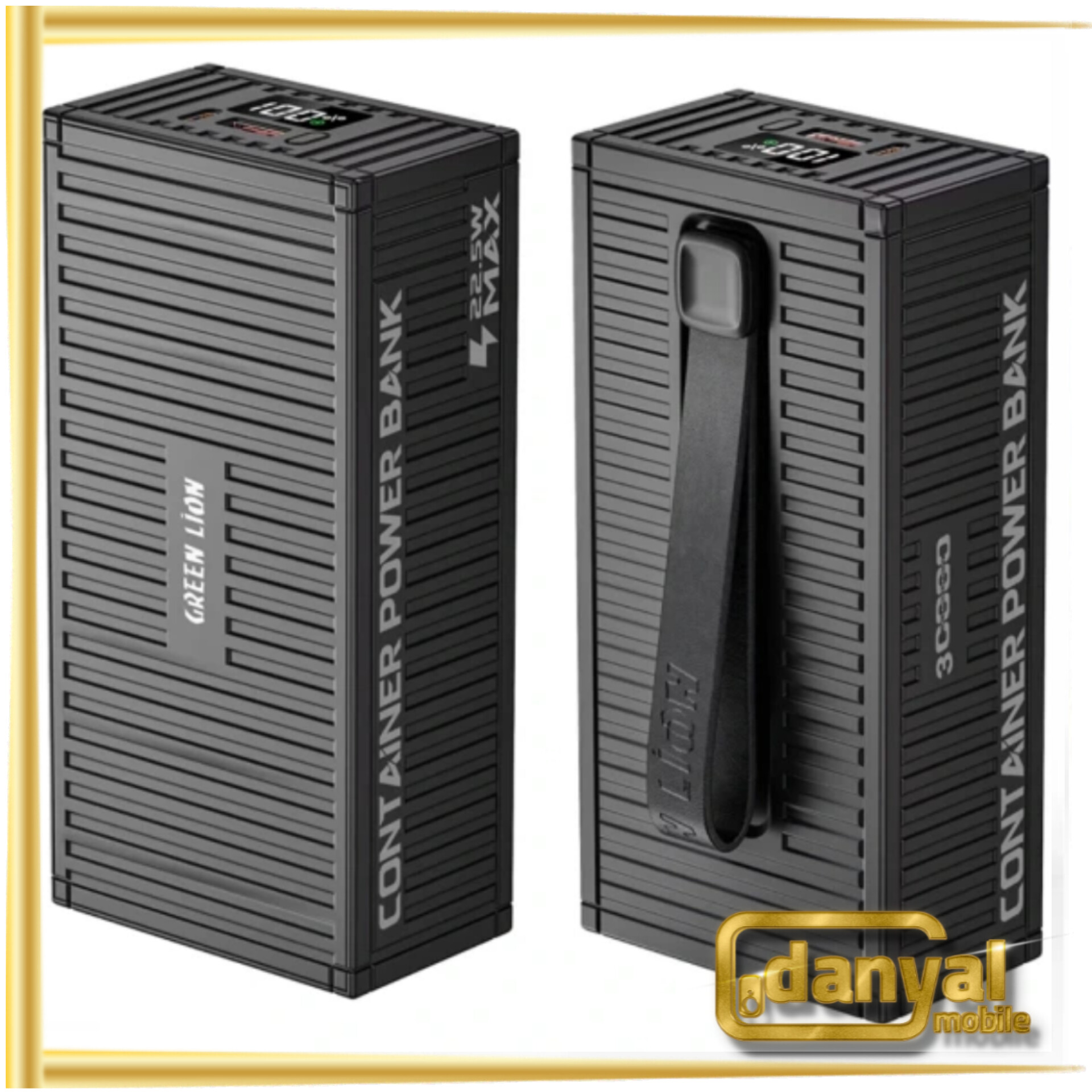 پاوربانک گرین لاین مدل GL-PX62 ظرفیت 3۰۰۰۰ میلی آمپر با چراغ قوه