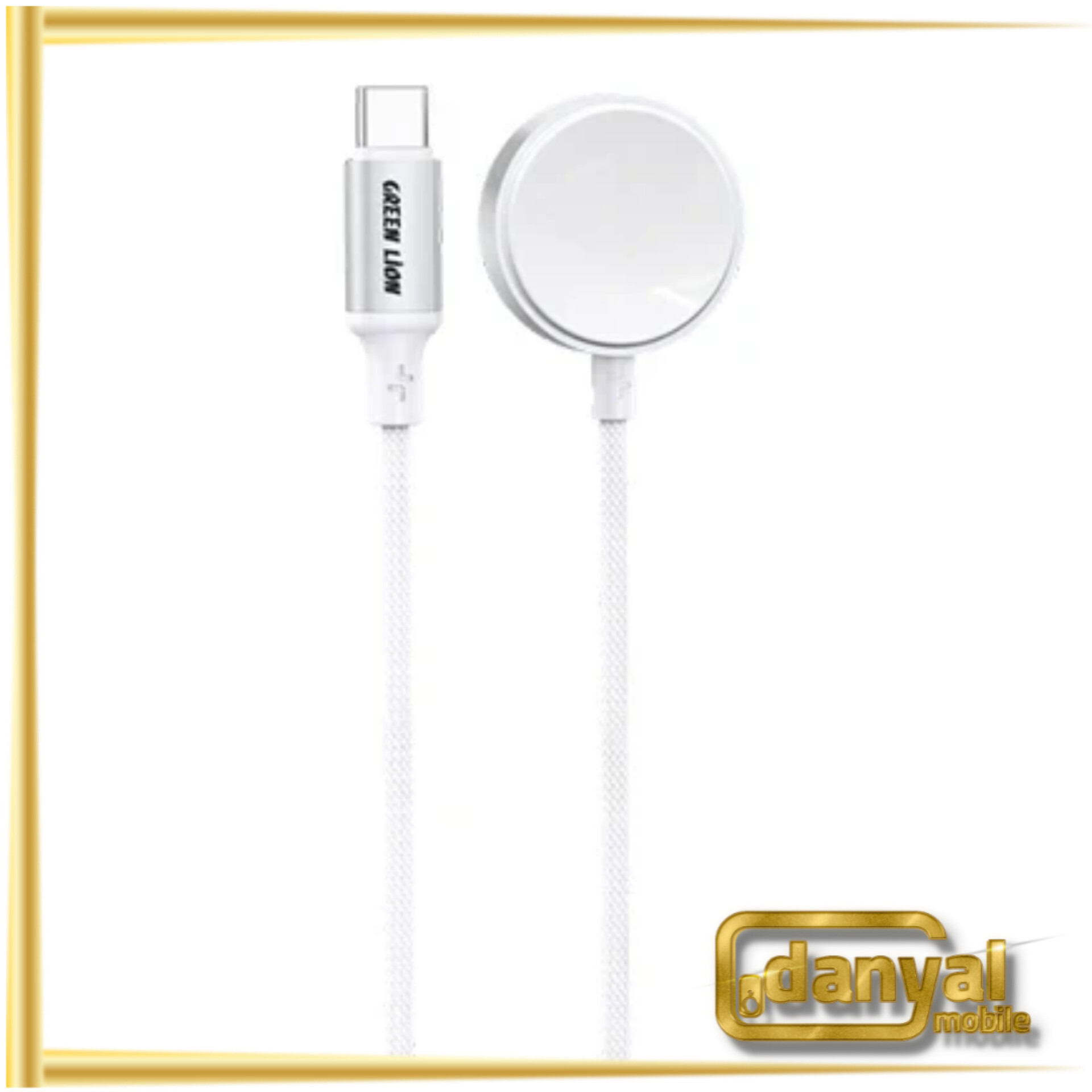 شارژر ساعت type-c گرین لاین مدل GREEN LION IWATCH CHARGER GNIWATCHUCWH