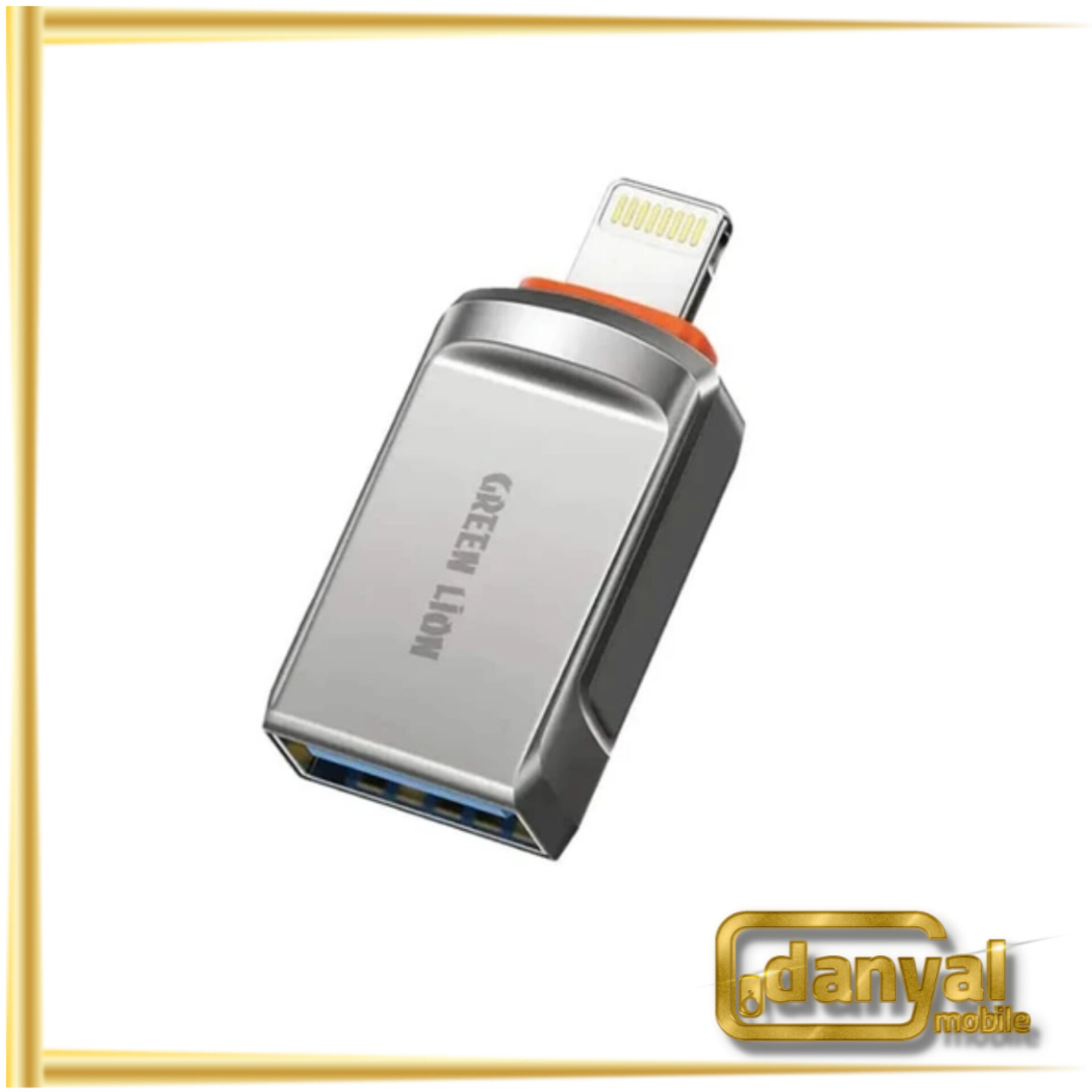 مبدل USB به لایتنینگ OTG آیفونی گرین لاین