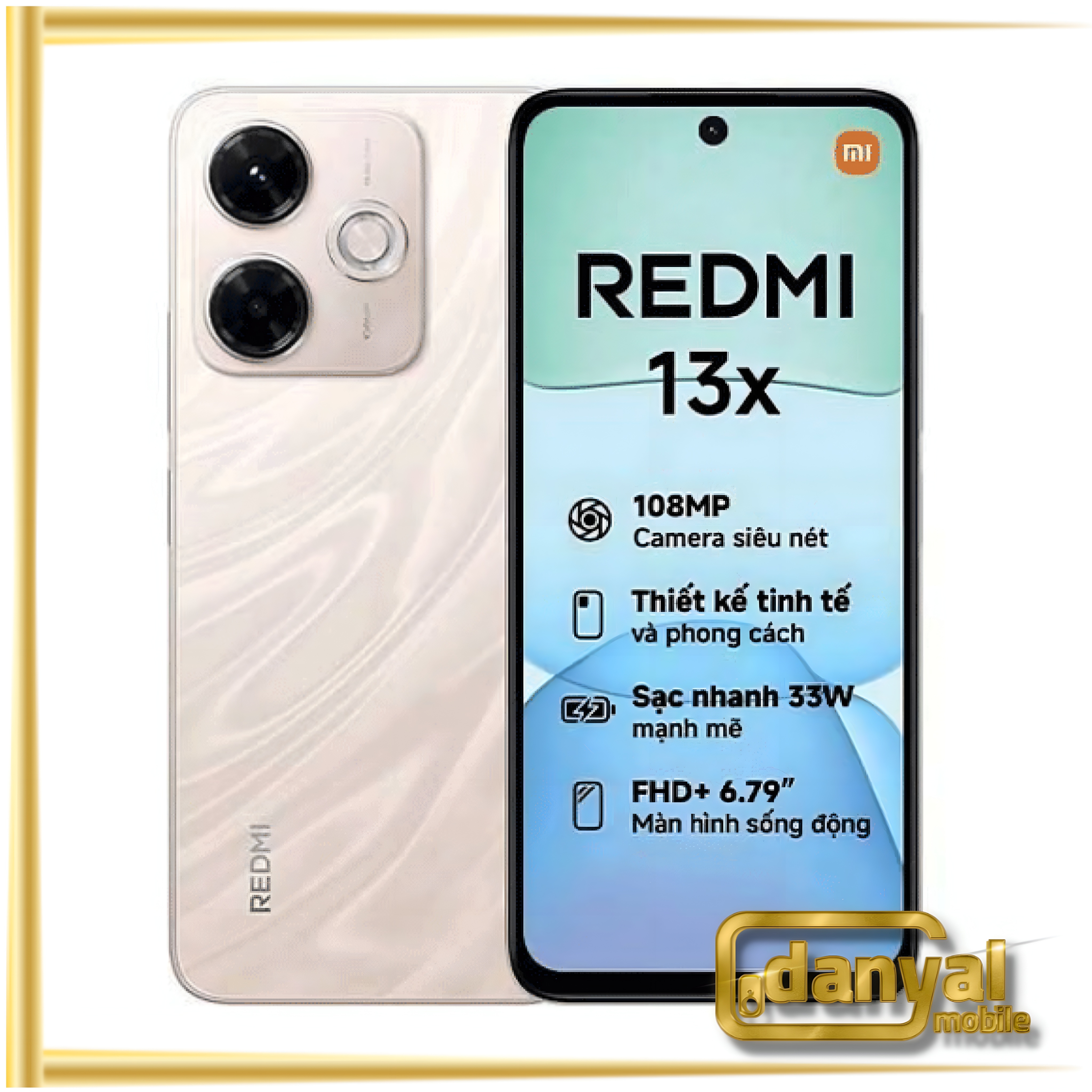 گوشی شیائومی Redmi 13x | حافظه 256 رم 8 گیگابایت